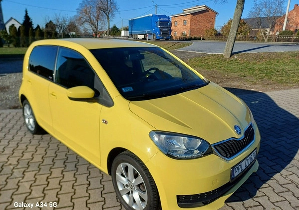 Skoda Citigo cena 31900 przebieg: 38970, rok produkcji 2019 z Czarna Białostocka małe 232